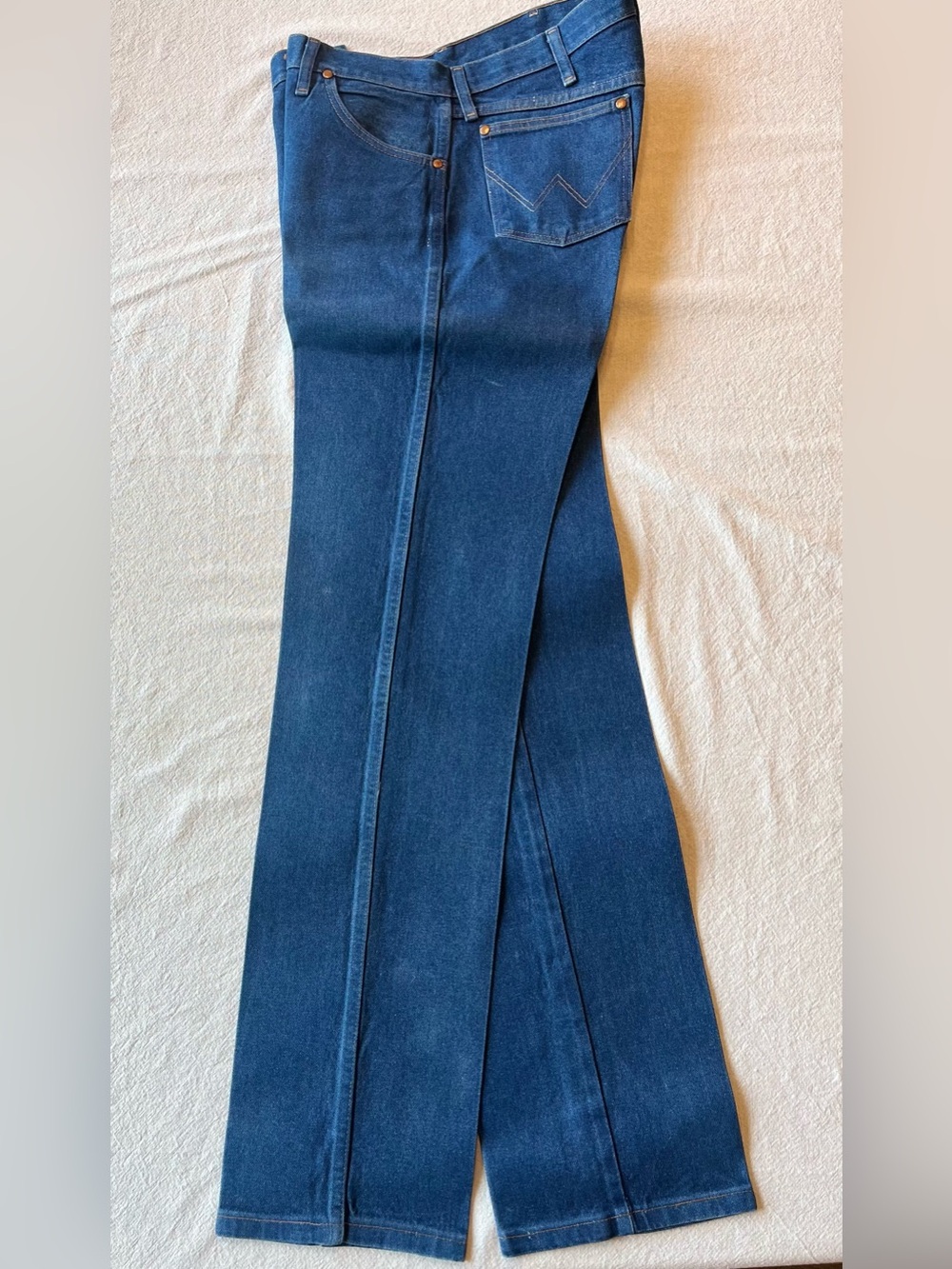 Wrangler Men’s Blue Denim Jeans - Cowboy Cut 13MWZ - Picture 2 of 4